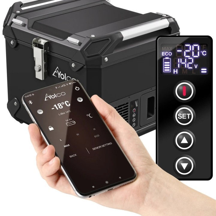 Lodówka motocyklowa kompresorowa Topcase Yolco MCX17 Black 17 l - ujęcie 19