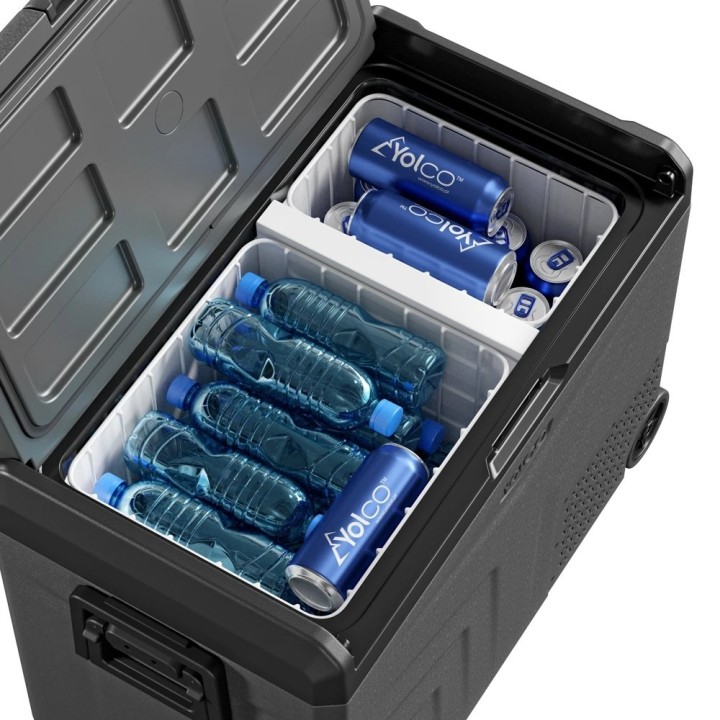 Lodówka przenośna kompresorowa Yolco TCX60 Space Grey 60 l na kółkach - ujęcie 10
