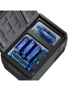Lodówka przenośna kompresorowa dwustrefowa Yolco DX30 Space Grey 30 l