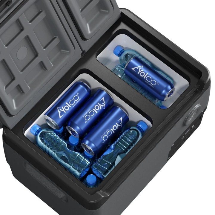 Lodówka przenośna kompresorowa dwustrefowa Yolco DX30 Space Grey 30 l - ujęcie 11