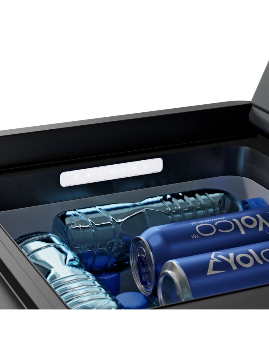 Lodówka przenośna kompresorowa dwustrefowa Yolco DX30 Space Grey 30 l