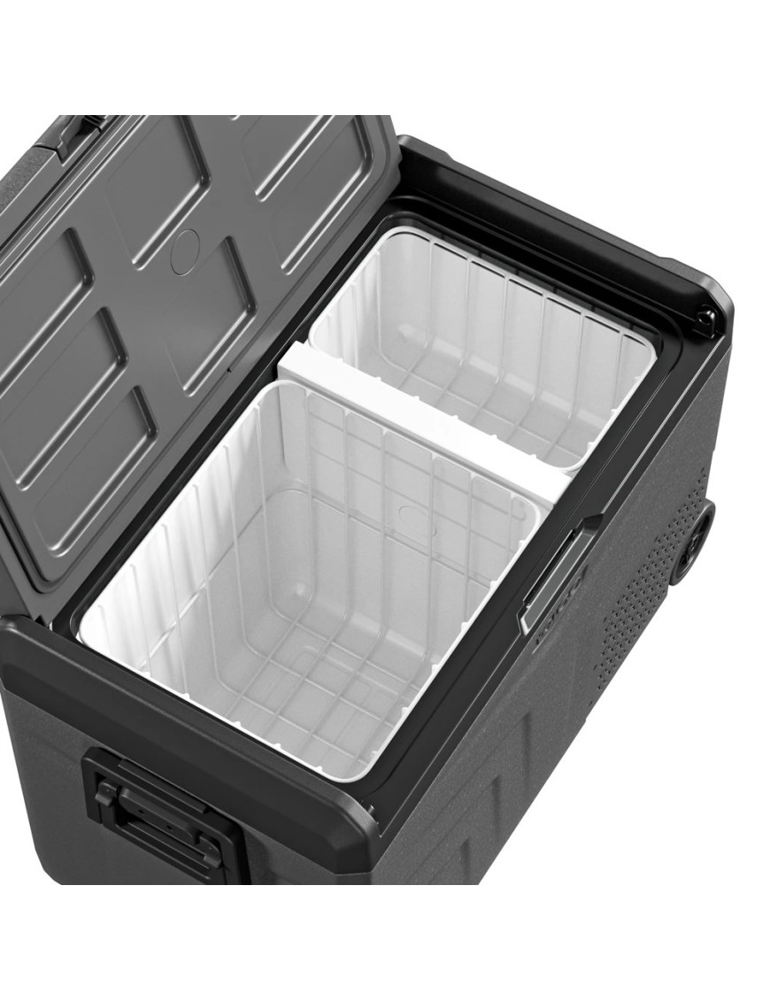 Lodówka przenośna kompresorowa Yolco TCX50 Space Grey 50 l na kółkach