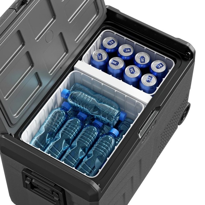Lodówka przenośna kompresorowa Yolco TCX50 Space Grey 50 l na kółkach - ujęcie 11