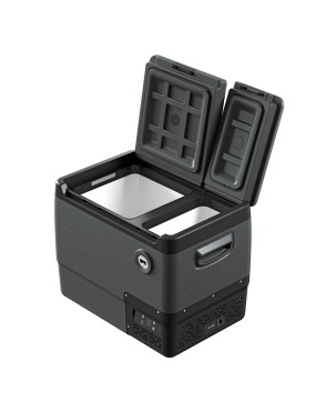 Lodówka przenośna kompresorowa dwustrefowa Yolco DX40 Space Grey 39 l