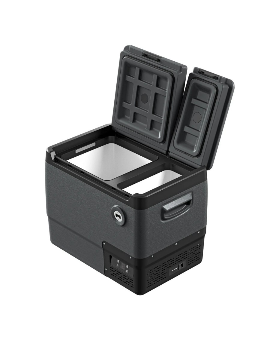 Lodówka przenośna kompresorowa dwustrefowa Yolco DX40 Space Grey 39 l