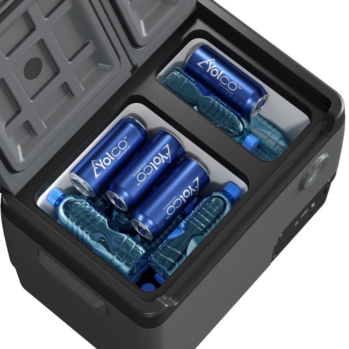 Lodówka przenośna kompresorowa dwustrefowa Yolco DX40 Space Grey 39 l - ujęcie 11
