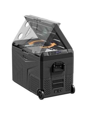 Lodówka przenośna kompresorowa Yolco TCX50 Space Grey 50 l na kółkach