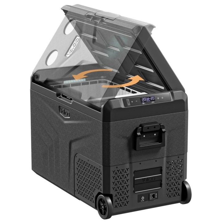 Lodówka przenośna kompresorowa Yolco TCX50 Space Grey 50 l na kółkach - ujęcie 19