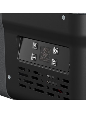 Lodówka przenośna kompresorowa dwustrefowa Yolco DX40 Space Grey 39 l