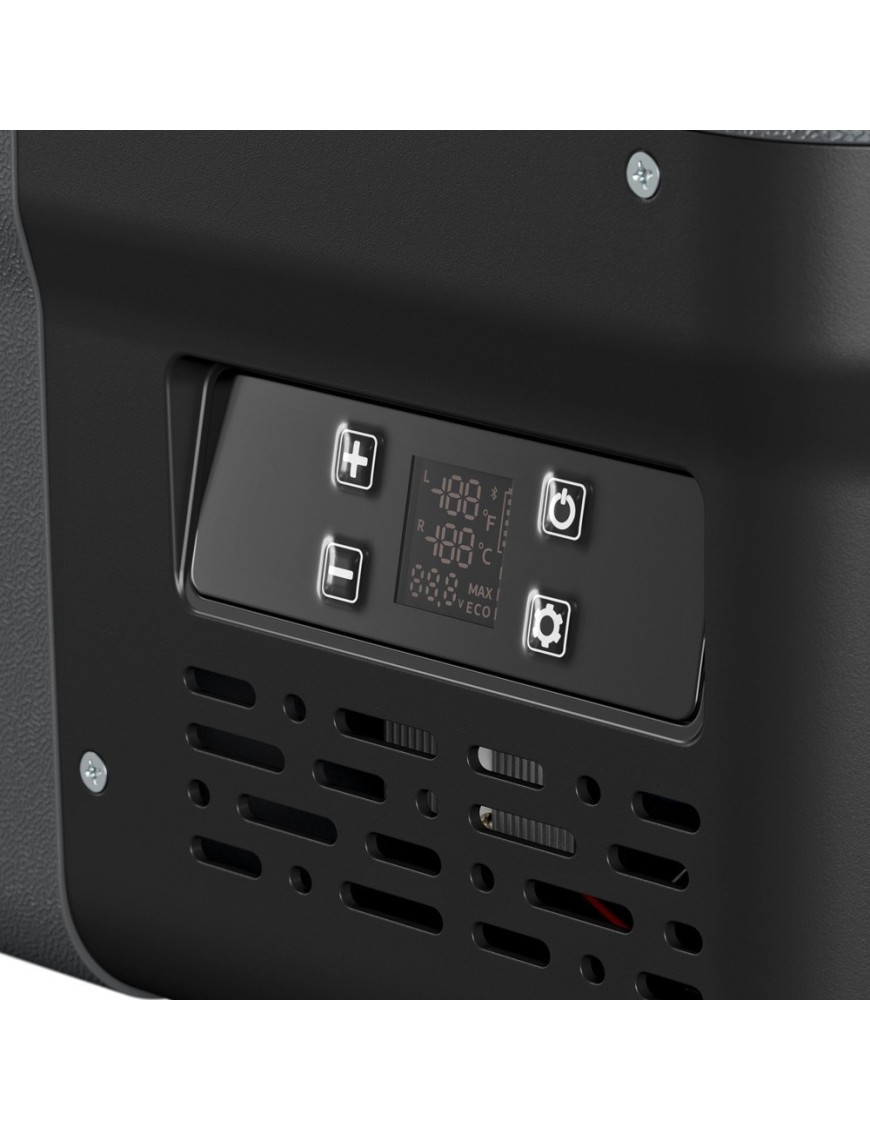Lodówka przenośna kompresorowa dwustrefowa Yolco DX40 Space Grey 39 l