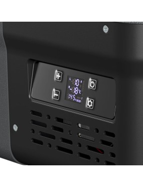 Lodówka przenośna kompresorowa dwustrefowa Yolco DX40 Space Grey 39 l