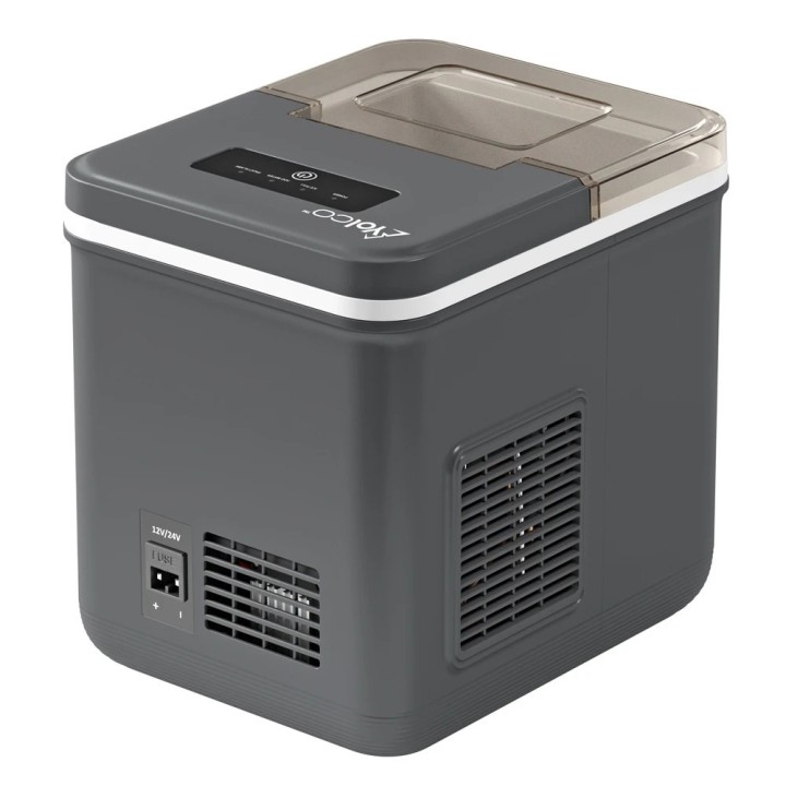 Kostkarka do lodu Yolco ICM1 Space Grey, 12/24V DC i AC, 10 kg lodu na dobę - ujęcie 2