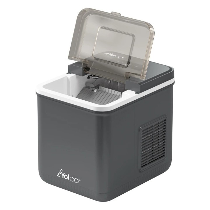 Kostkarka do lodu Yolco ICM1 Space Grey, 12/24V DC i AC, 10 kg lodu na dobę - ujęcie 3