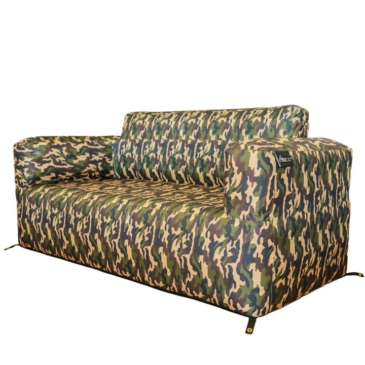 Sofa dmuchana Yolco GS4W Camo moro, szer. 180 cm, nośność 300 kg