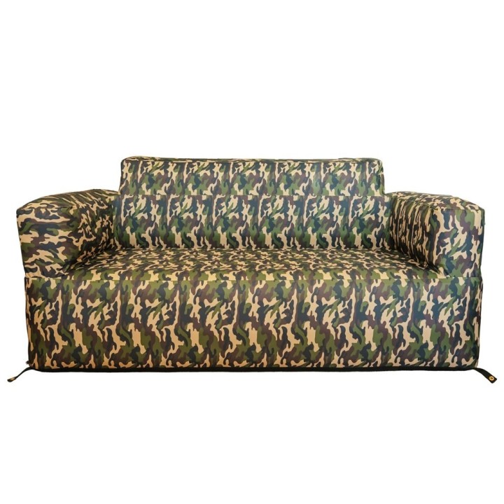 Sofa dmuchana Yolco GS4W Camo moro, szer. 180 cm, nośność 300 kg - ujęcie 4