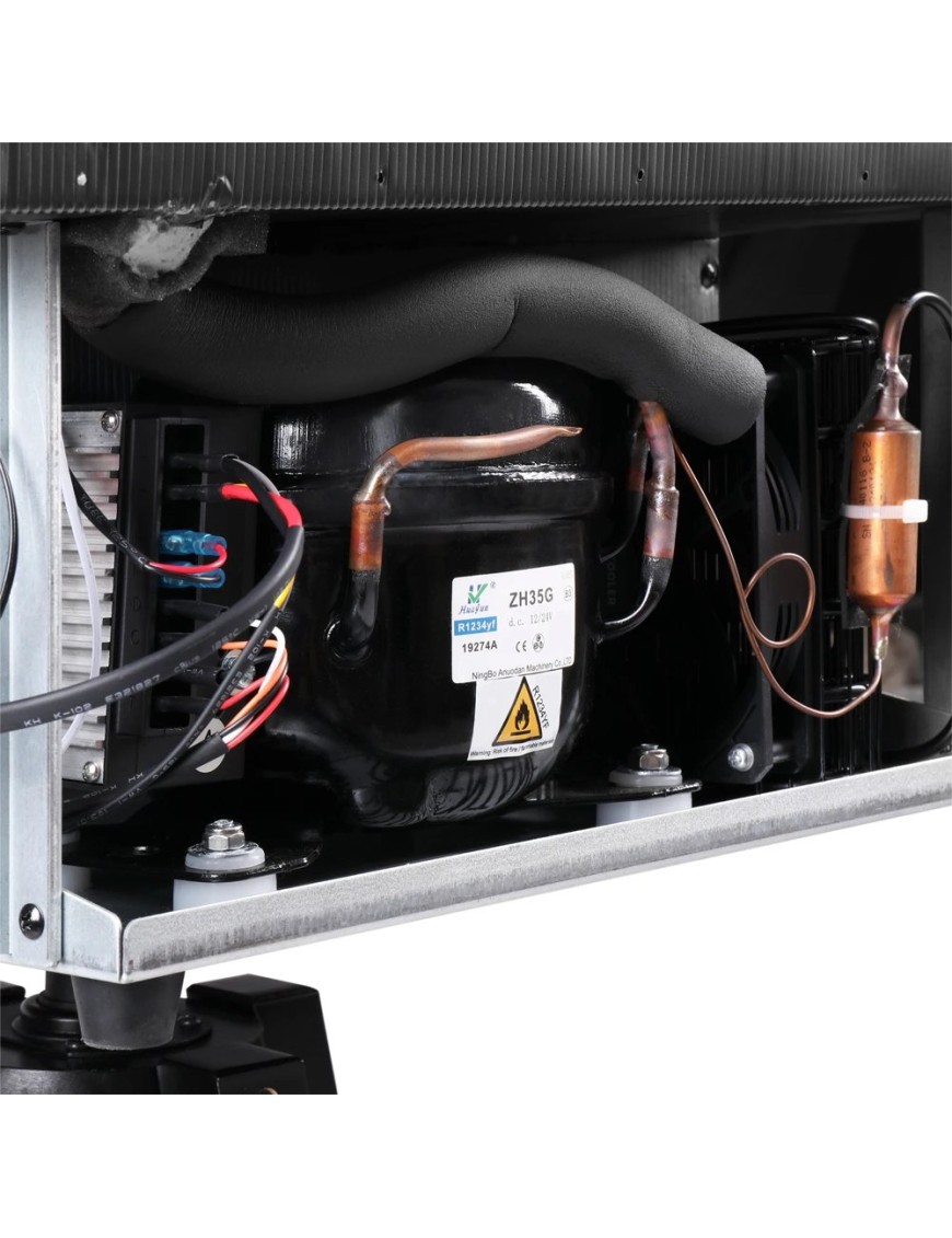 Lodówka kompresorowa dwustrefowa Yolco RL85N Black 83 l 12/24V