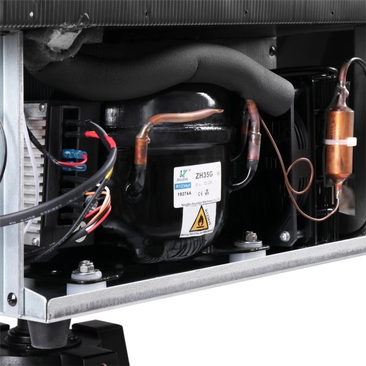 Lodówka kompresorowa dwustrefowa Yolco RL85N Black 83 l 12/24V - ujęcie 7