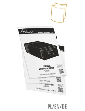Lodówka kompresorowa do zabudowy Yolco CB20M 20 l 12/24V czarna