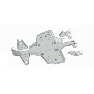 Osłony podwozia Iron Baltic Can-Am Renegade G1 - aluminiowe