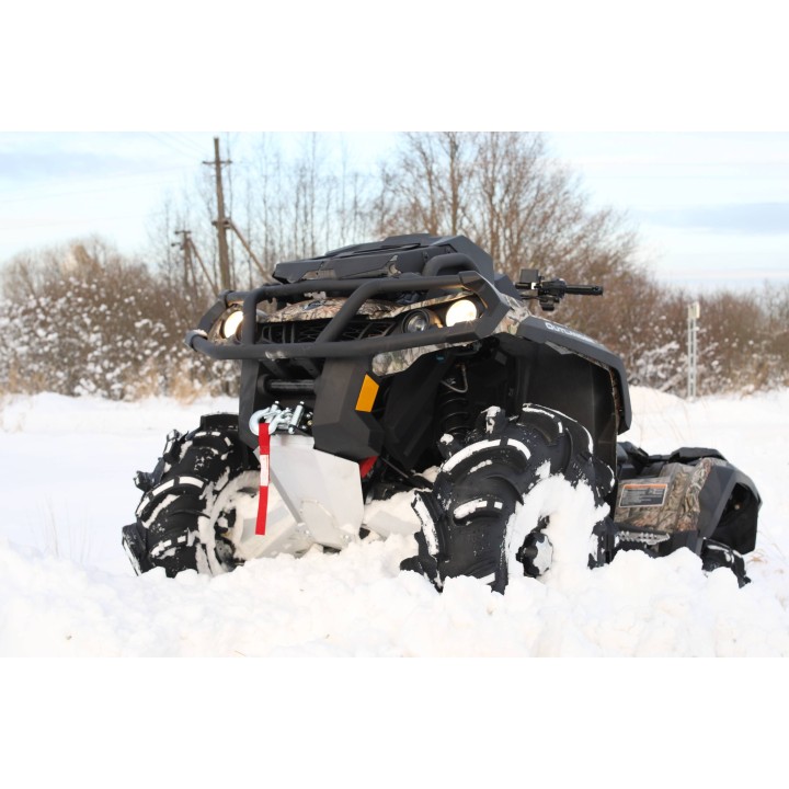 Osłony podwozia Iron Baltic Can-Am Outlander G2 MAX (-2016) - aluminiowe - ujęcie 5