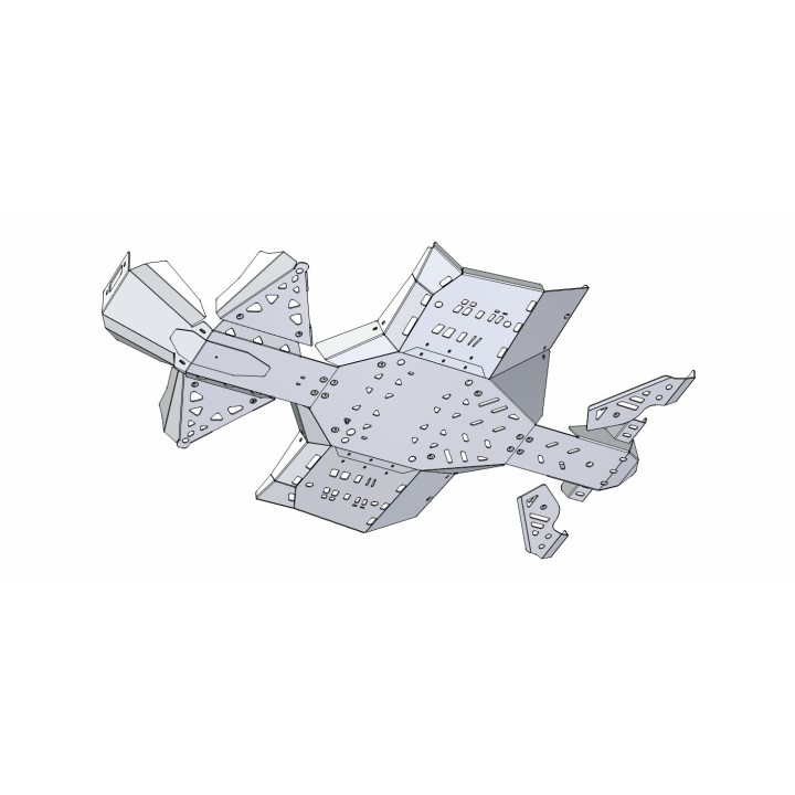 Osłony podwozia Iron Baltic Can-Am Outlander G2 MAX (-2016) - aluminiowe - ujęcie 6