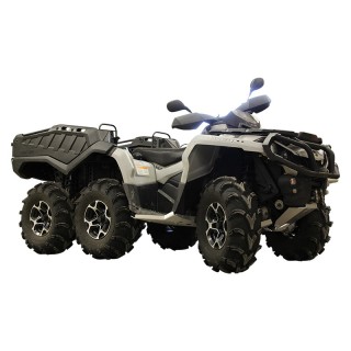 Osłony podwozia Iron Baltic Can-Am Outlander 6x6 (2013-2016) - aluminiowe - ujęcie 2