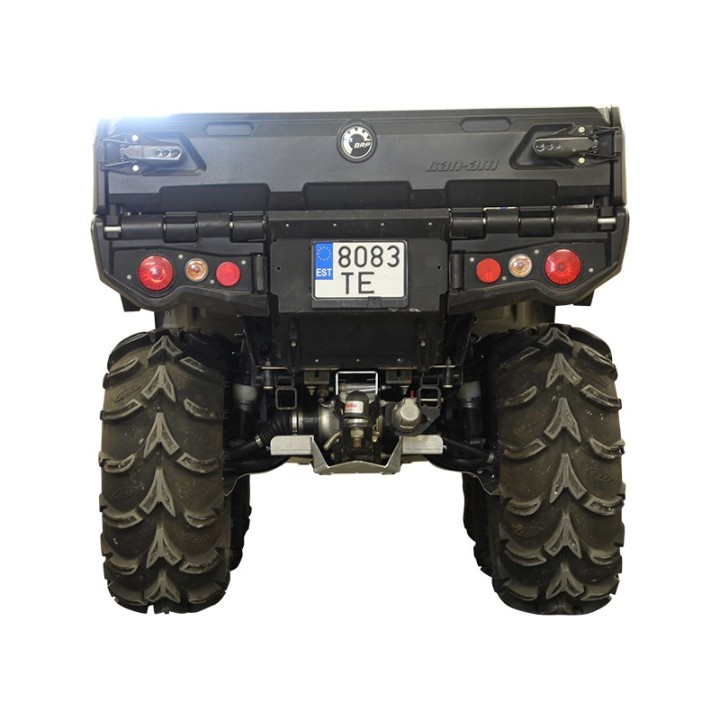 Osłony podwozia Iron Baltic Can-Am Outlander 6x6 (2013-2016) - aluminiowe - ujęcie 5