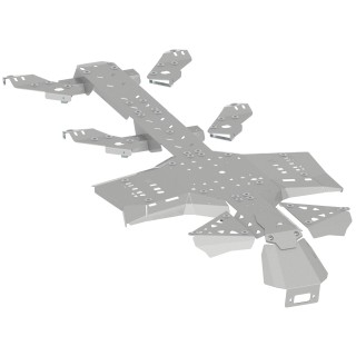 Osłony podwozia Iron Baltic Can-Am Outlander 6x6 (2017-2018) - aluminiowe - ujęcie 2