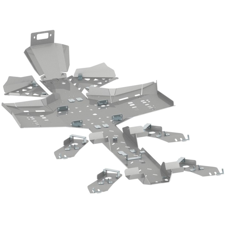 Osłony podwozia Iron Baltic Can-Am Outlander 6x6 (2017-2018) - aluminiowe - ujęcie 3