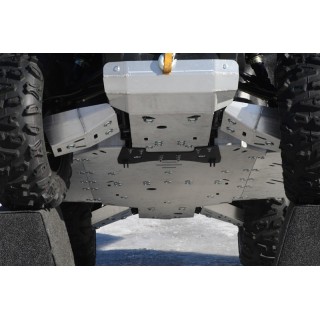 Osłony podwozia Iron Baltic CFMOTO UFORCE 550 - aluminiowe - ujęcie 2