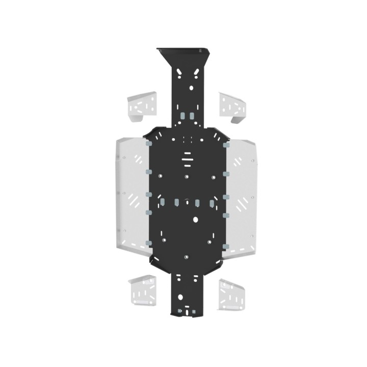 Osłony podwozia Iron Baltic CFMOTO UFORCE 550 - aluminium + HDPE