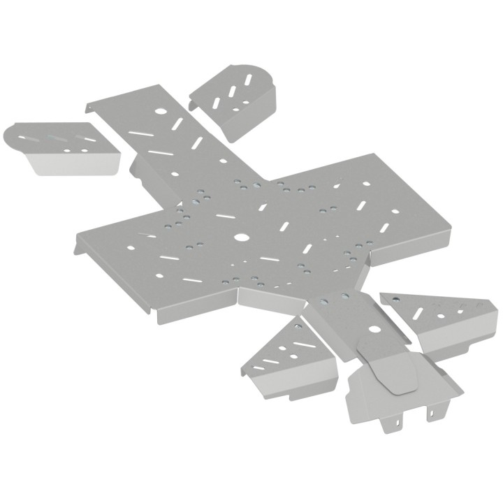 Osłony podwozia Iron Baltic HiSun Tactic 550/750 2-Up - aluminiowe - ujęcie 5