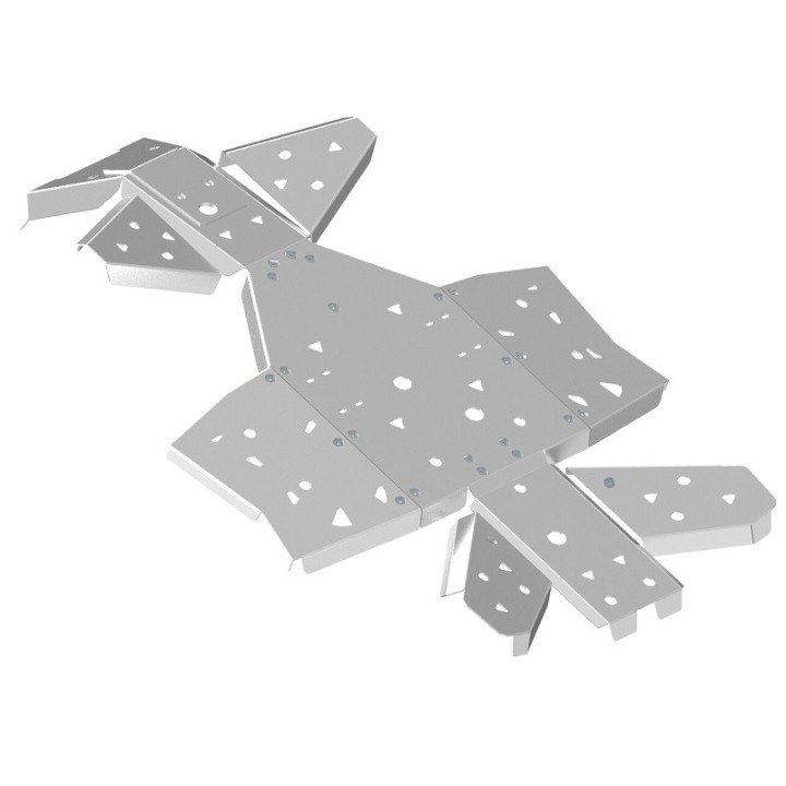Osłony podwozia Iron Baltic Yamaha Kodiak 450 (2017-2021) - aluminiowe - ujęcie 5