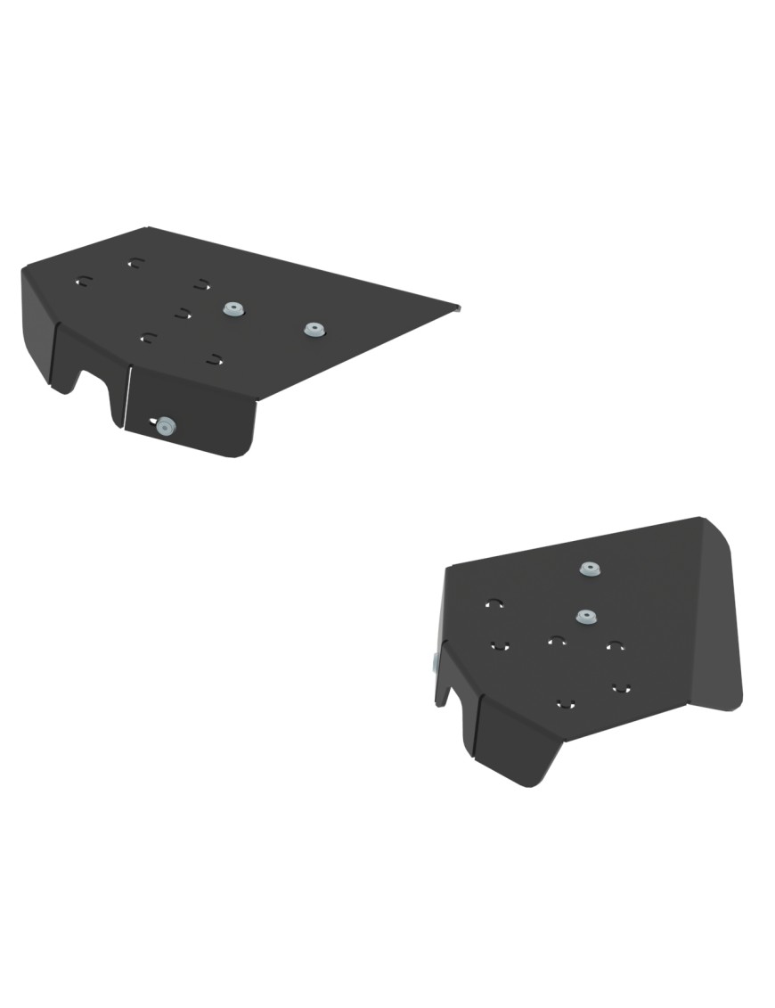 Osłony tylnych wahaczy Iron Baltic Yamaha Grizzly 550 - HDPE