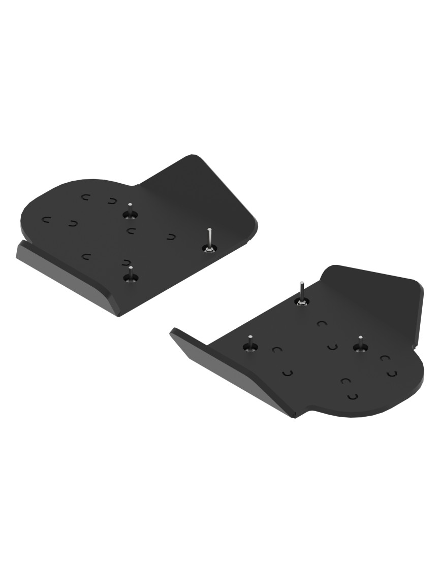 Osłony tylnych wahaczy Iron Baltic Kawasaki KVF 650/750 BruteForce - HDPE