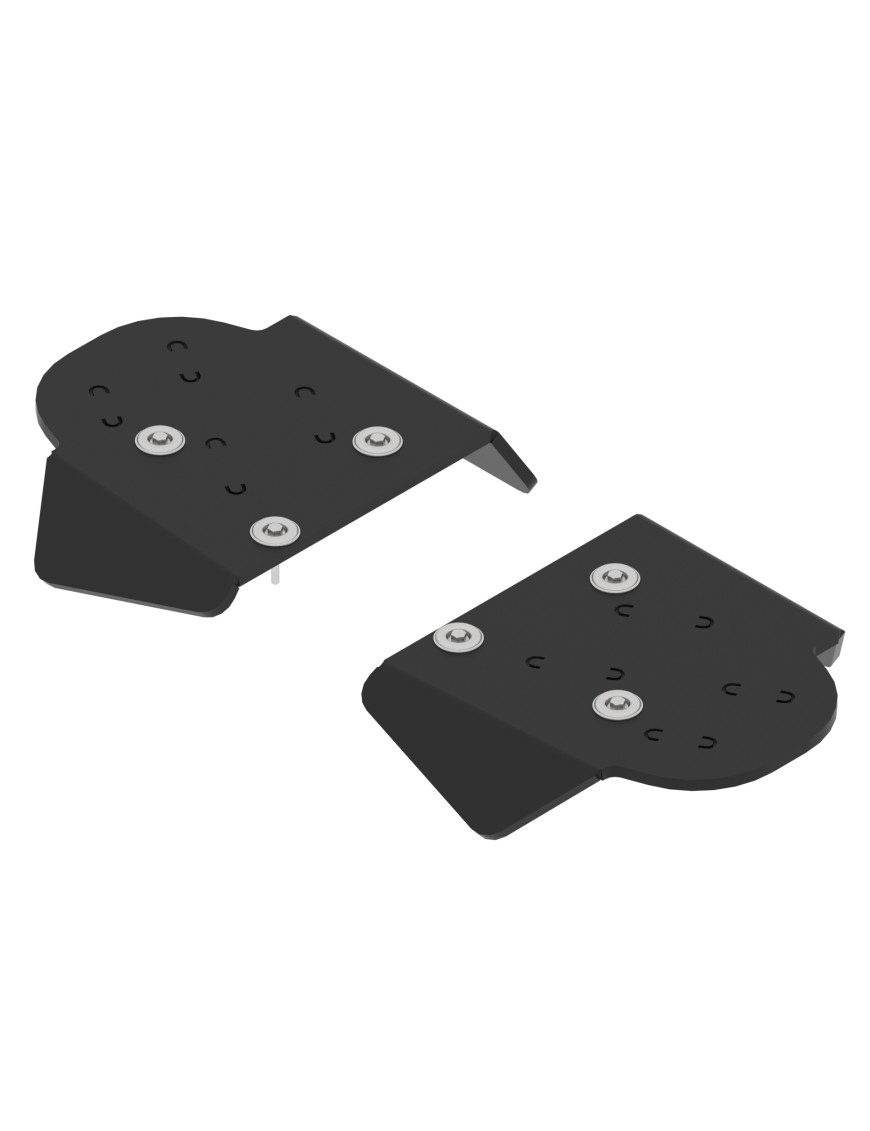 Osłony tylnych wahaczy Iron Baltic Kawasaki KVF 650/750 BruteForce - HDPE