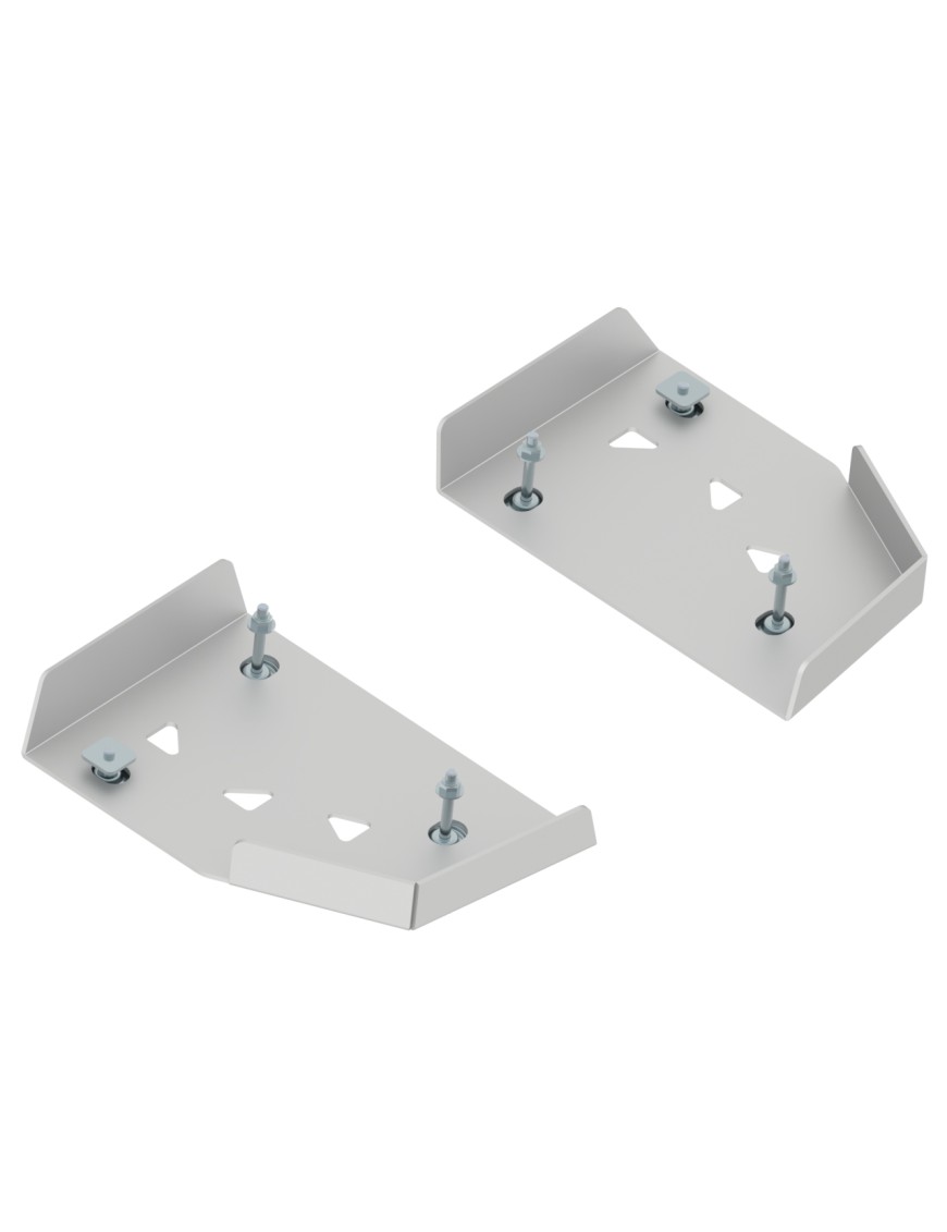 Osłony tylnych wahaczy Iron Baltic Polaris ACE 325/570 - aluminiowe