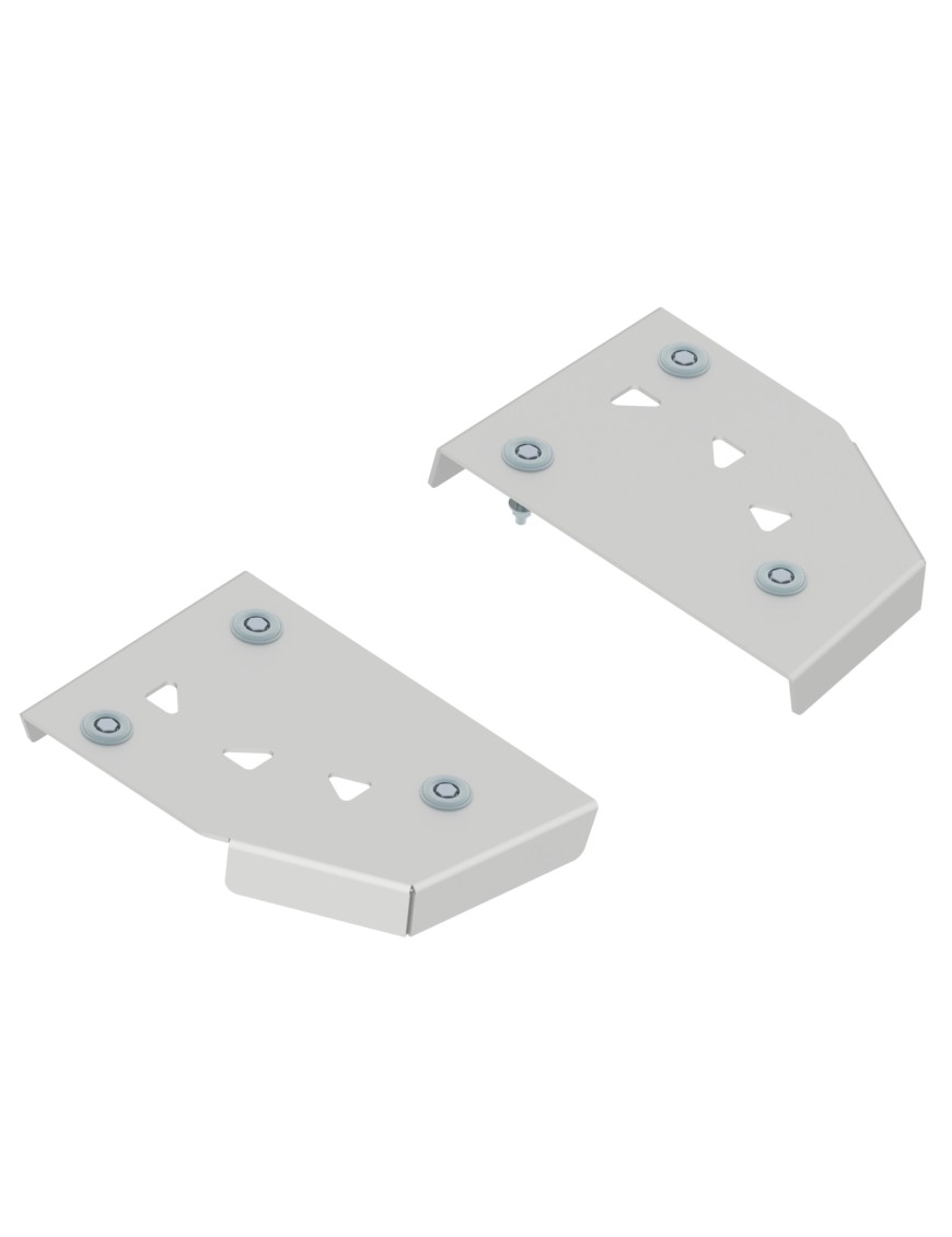 Osłony tylnych wahaczy Iron Baltic Polaris ACE 325/570 - aluminiowe