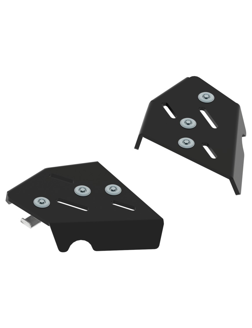 Osłony tylnych wahaczy Iron Baltic Yamaha Kodiak 700 - HDPE