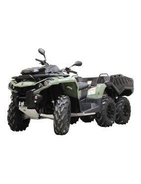 Osłony podwozia Iron Baltic Can-Am Outlander 6x6 MAX (2017-2018) - aluminiowe