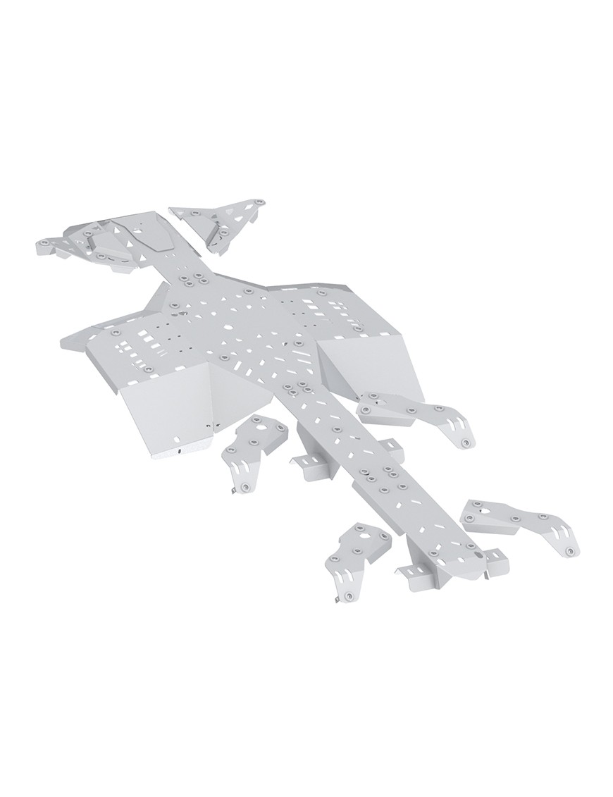 Osłony podwozia Iron Baltic Can-Am Outlander 6x6 MAX (2019+) - aluminiowe