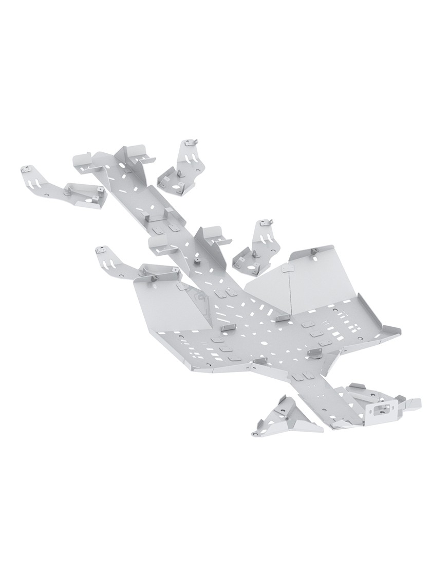 Osłony podwozia Iron Baltic Can-Am Outlander 6x6 MAX (2019+) - aluminiowe