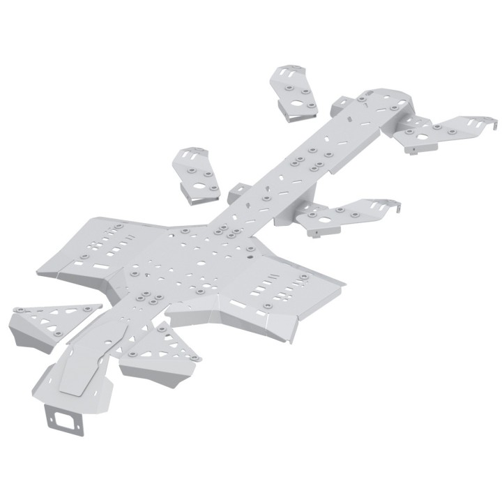 Osłony podwozia Iron Baltic Can-Am Outlander 6x6 450 T - aluminiowe - ujęcie 4