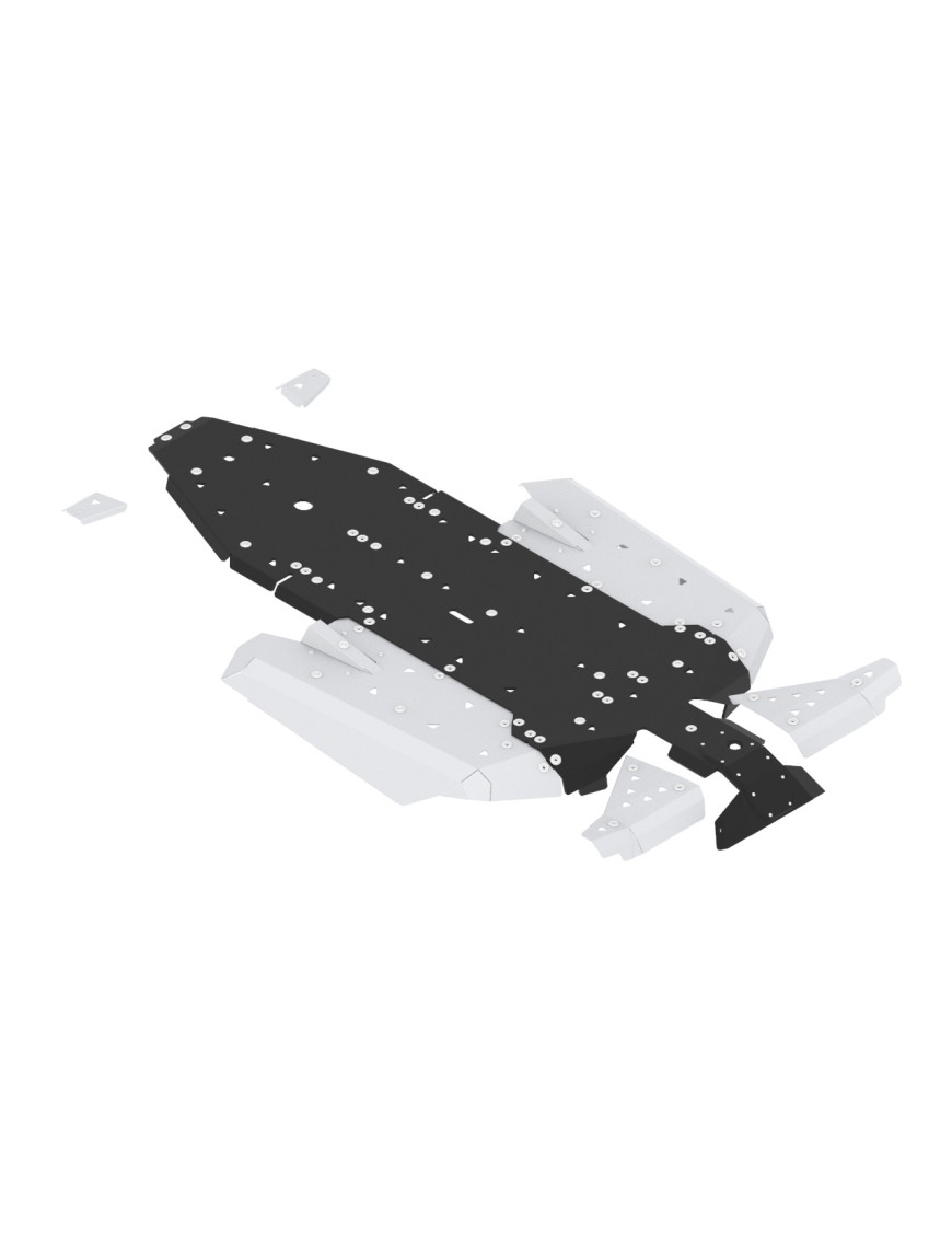 Osłony podwozia Iron Baltic Polaris RZR PRO XP - aluminium + tworzywo