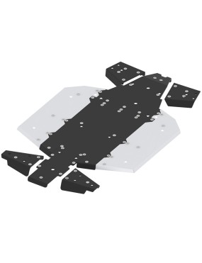 Osłony podwozia Iron Baltic Polaris Ranger 1000 XP (2018-2020) - aluminium + tworzywo