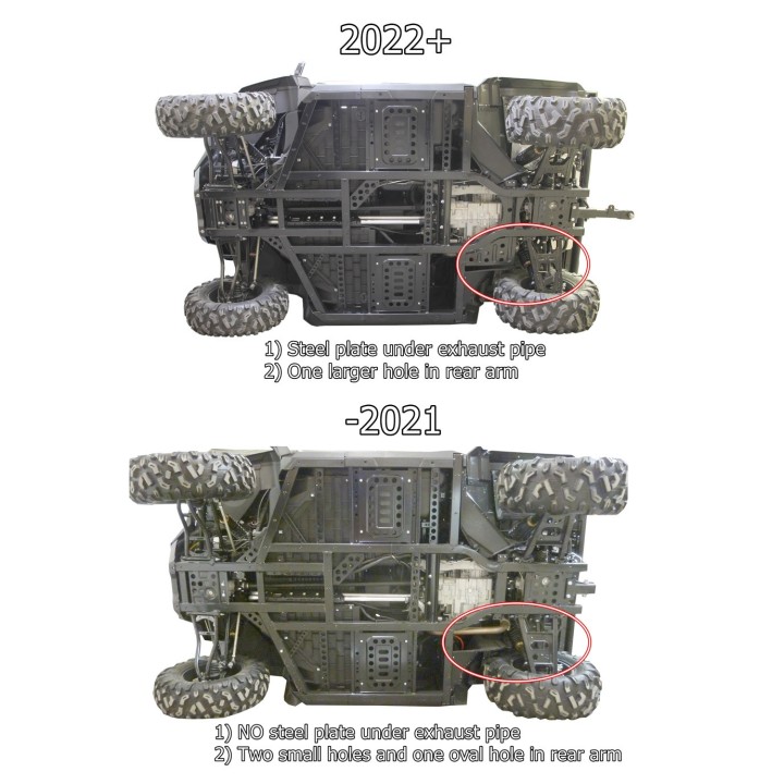 Osłony podwozia Iron Baltic CFMOTO UFORCE 1000 (2022+) - HDPE - ujęcie 9