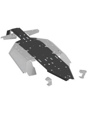 Osłony podwozia Iron Baltic CFMOTO ZFORCE 1000 Sport - aluminium + tworzywo