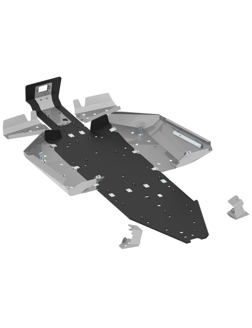 Osłony podwozia Iron Baltic CFMOTO ZFORCE 1000 Sport - aluminium + tworzywo