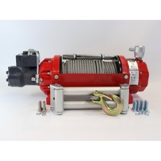 Wyciągarka hydrauliczna K10000 PRO EN14492-1 z liną stalową, hakiem i napinaczem Kangaroowinch - ujęcie 2