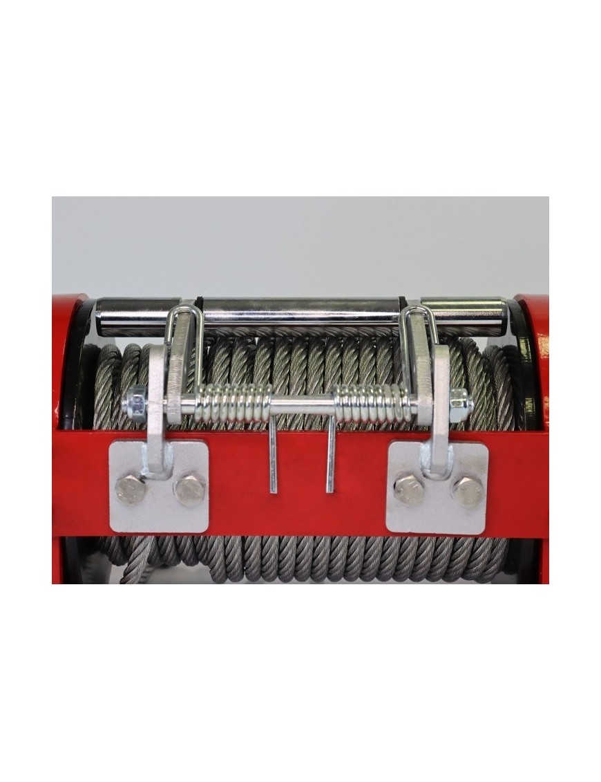 Wyciągarka hydrauliczna K10000 PRO EN14492-1 z liną stalową, hakiem i napinaczem Kangaroowinch - ujęcie 3